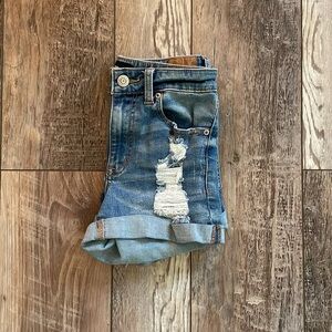 Aero High Rise Midi Shorts